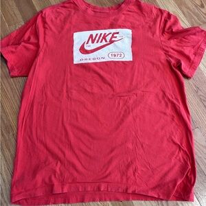 Nike Red Short Sleeve Tee